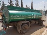 مركز الملك سلمان للإغاثة يواصل توزيع وقود التدفئة للنازحين في الشمال السوري
