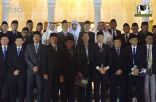 وفد قضاة المحاكم الشرعية بجمهورية إندونيسيا يقومون بزيارة معرض عمارة الحرمين