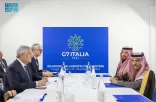 سمو وزير الخارجية يلتقي وزير خارجية إيطاليا