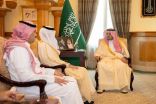نائب أمير مكة يستقبل مدير فرع وزارة البيئة بالمنطقة