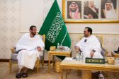 نائب أمير مكة يستقبل وزير الحج في مقر الإمارة بمشعر عرفات
