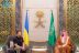 سمو ولي العهد يستقبل رئيس جمهورية أوكرانيا