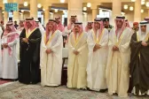 أمير منطقة الرياض يؤدي صلاة الميت على صاحبة السمو الأميرة هدى بنت عبدالله الفيصل آل فرحان آل سعود